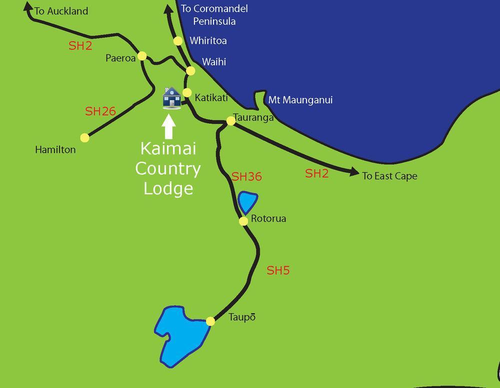 Kaimai Country Lodgeカティカティ エクステリア 写真